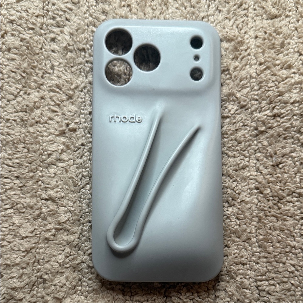 Rhode lip case in grey iPhone 17 pro max